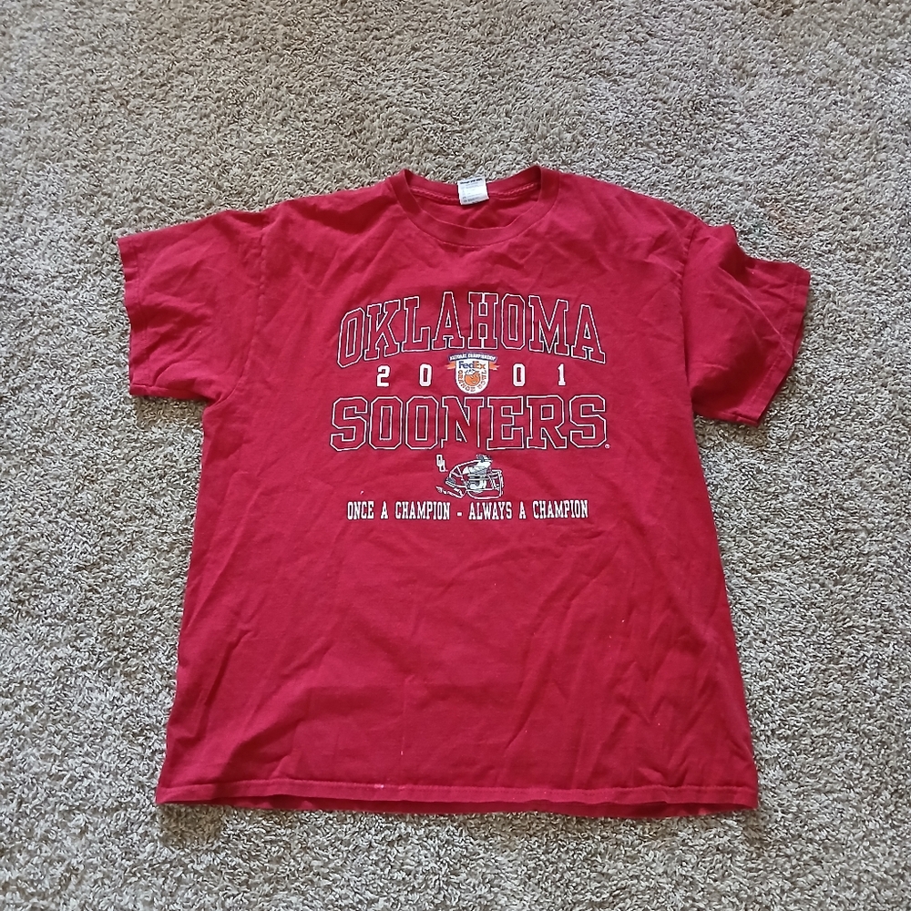 Vintage 2000-01 Oklahoma Sooners Tshirt